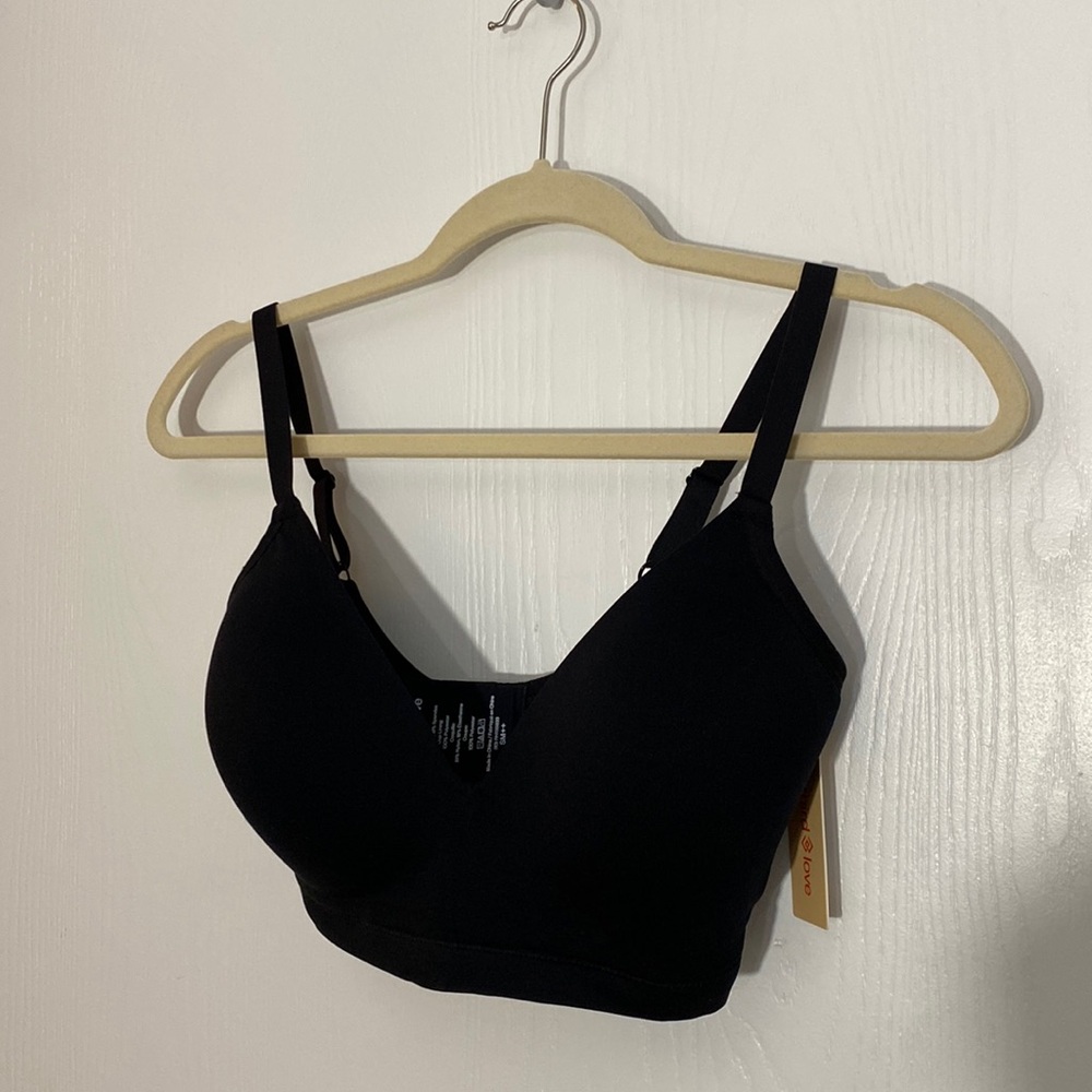 NWT Third Love Form 360 Fit Wireless Bra - Black SM++